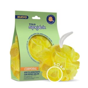 Esponjabon melon y pepino, concha de nacar